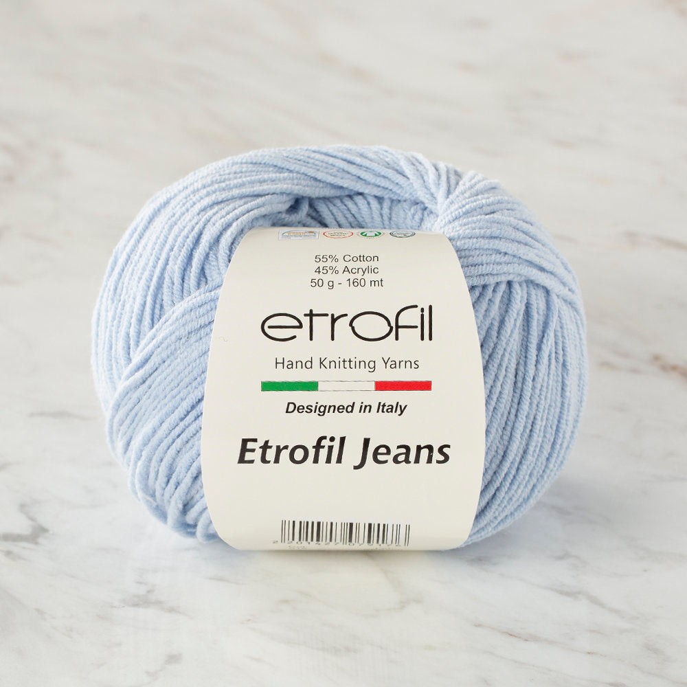 Etrofil Jeans Bebe Mavi El Örgü İpi - 018
